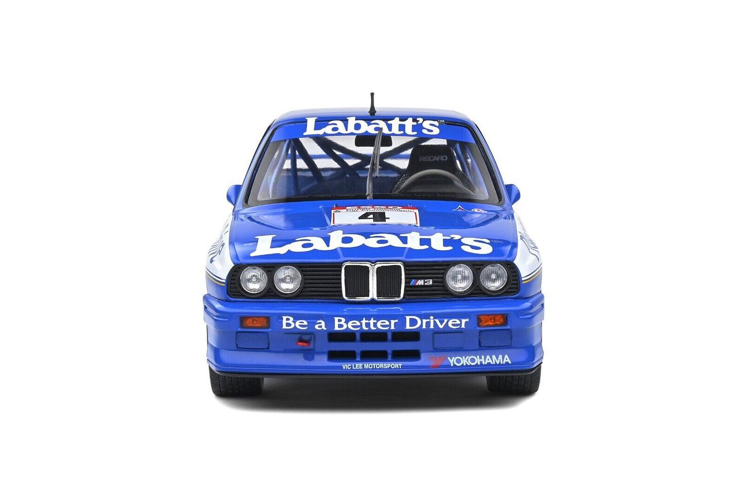 BMW E30 M3 BTCC 1991 Harvey #4 Livrea Labatt's Solido 1:18 Nuovo 1/18