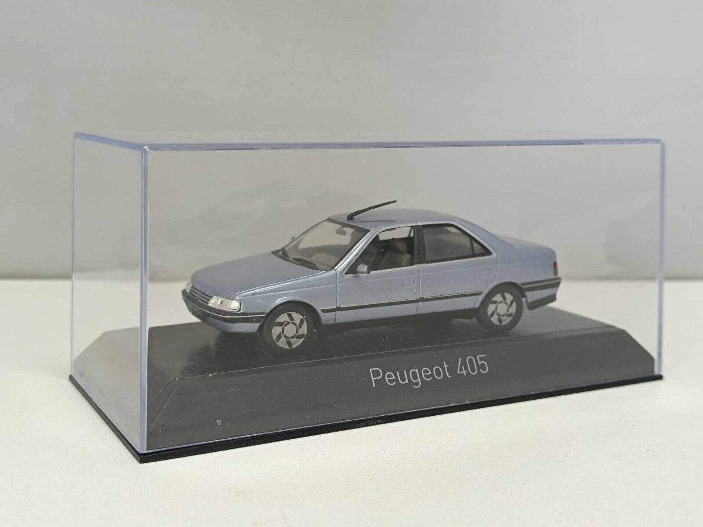 Peugeot 405 Grey Met Grigio Metallizzato - Norev 1:43 Usato + Box + Teca Rare