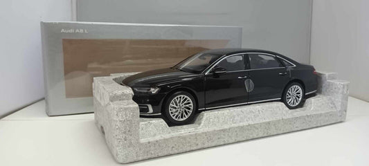 Audi A8 L Mythosschwartz Myth Black Norev 1:18 Audi Collection Usato + Box