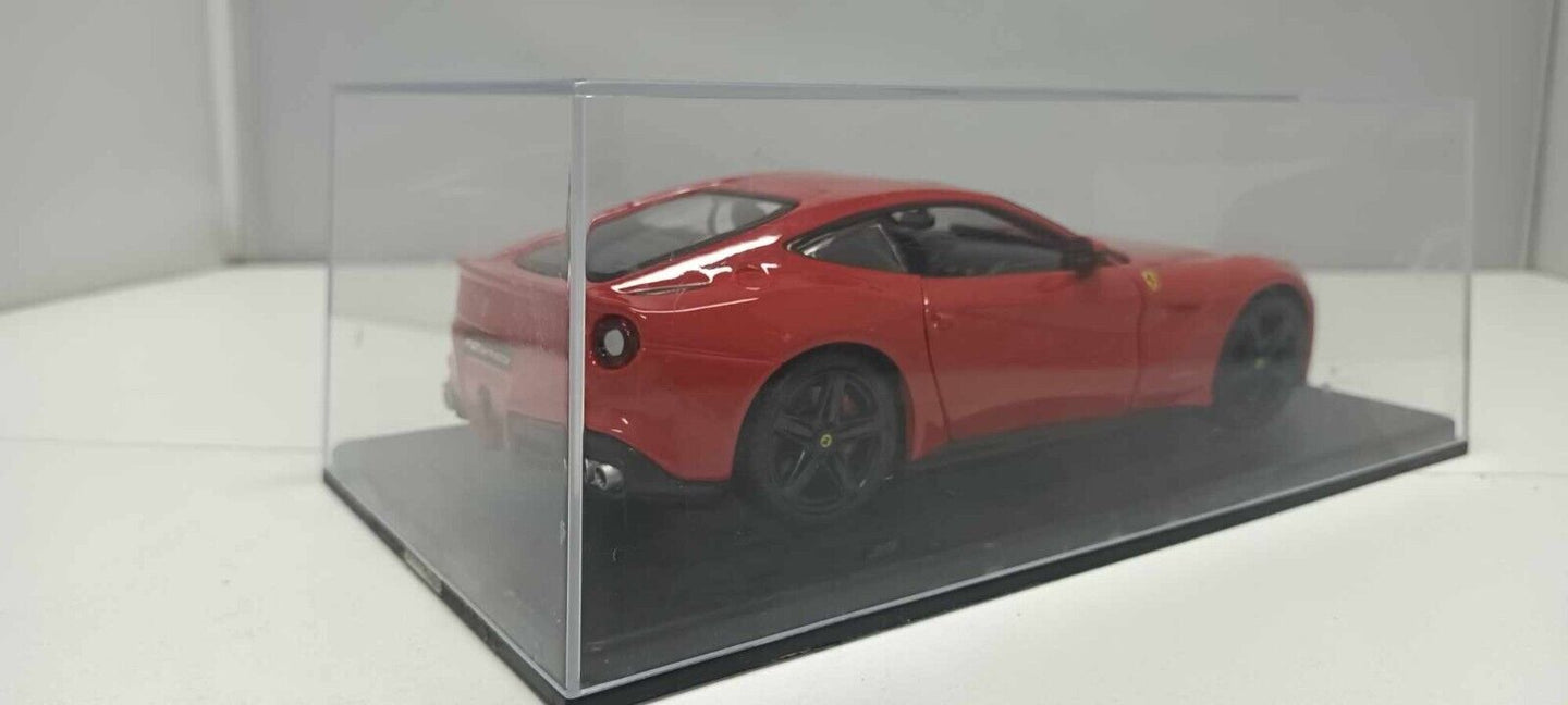 Ferrari F12 Berlinetta 2012 Edicola Burago 1:24 Rosso Red Usato + Teca