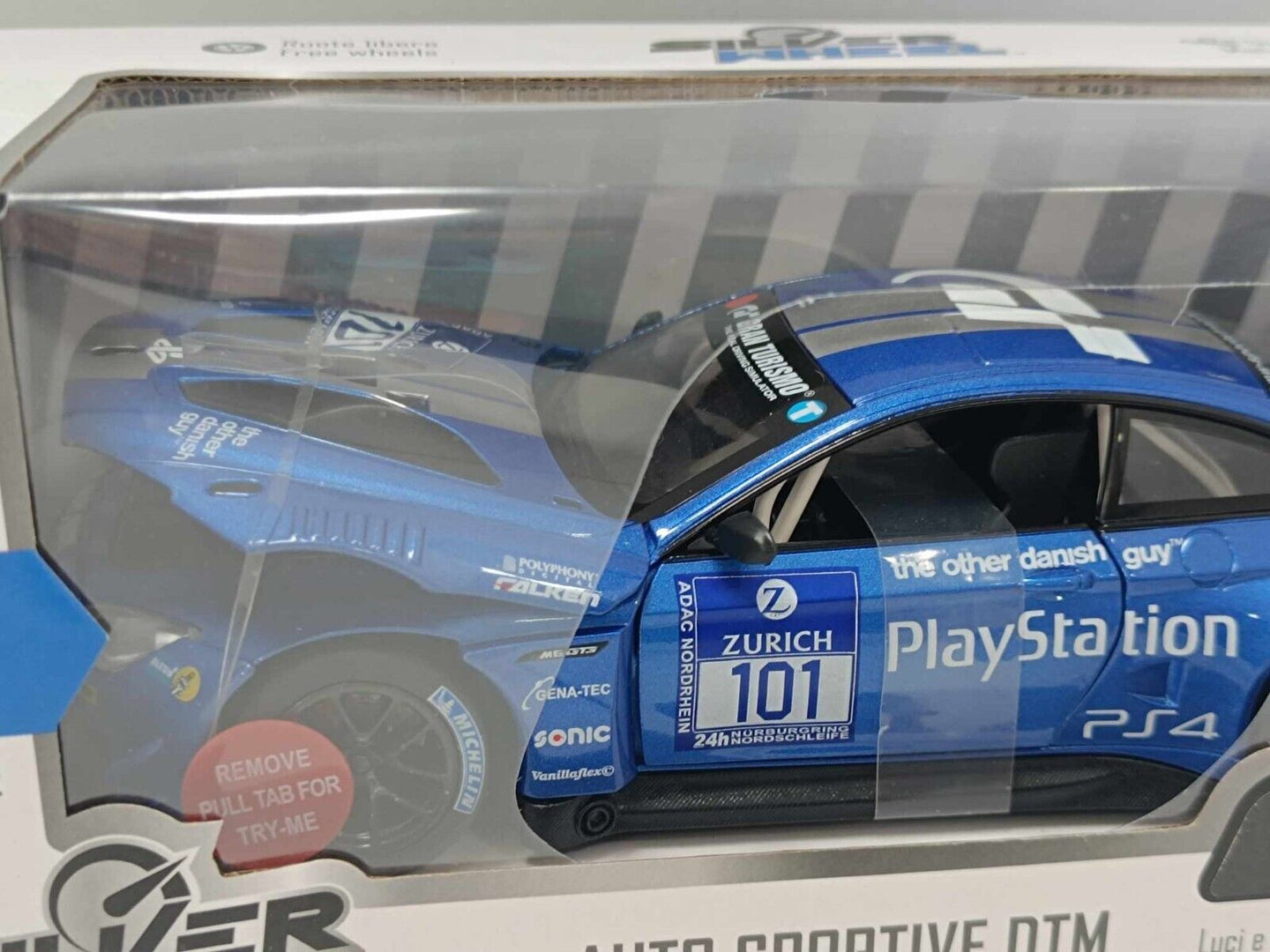 BMW M6 GT3 DTM #101 - Silver Wheel 1:24 Nuovo Very Rare Rara