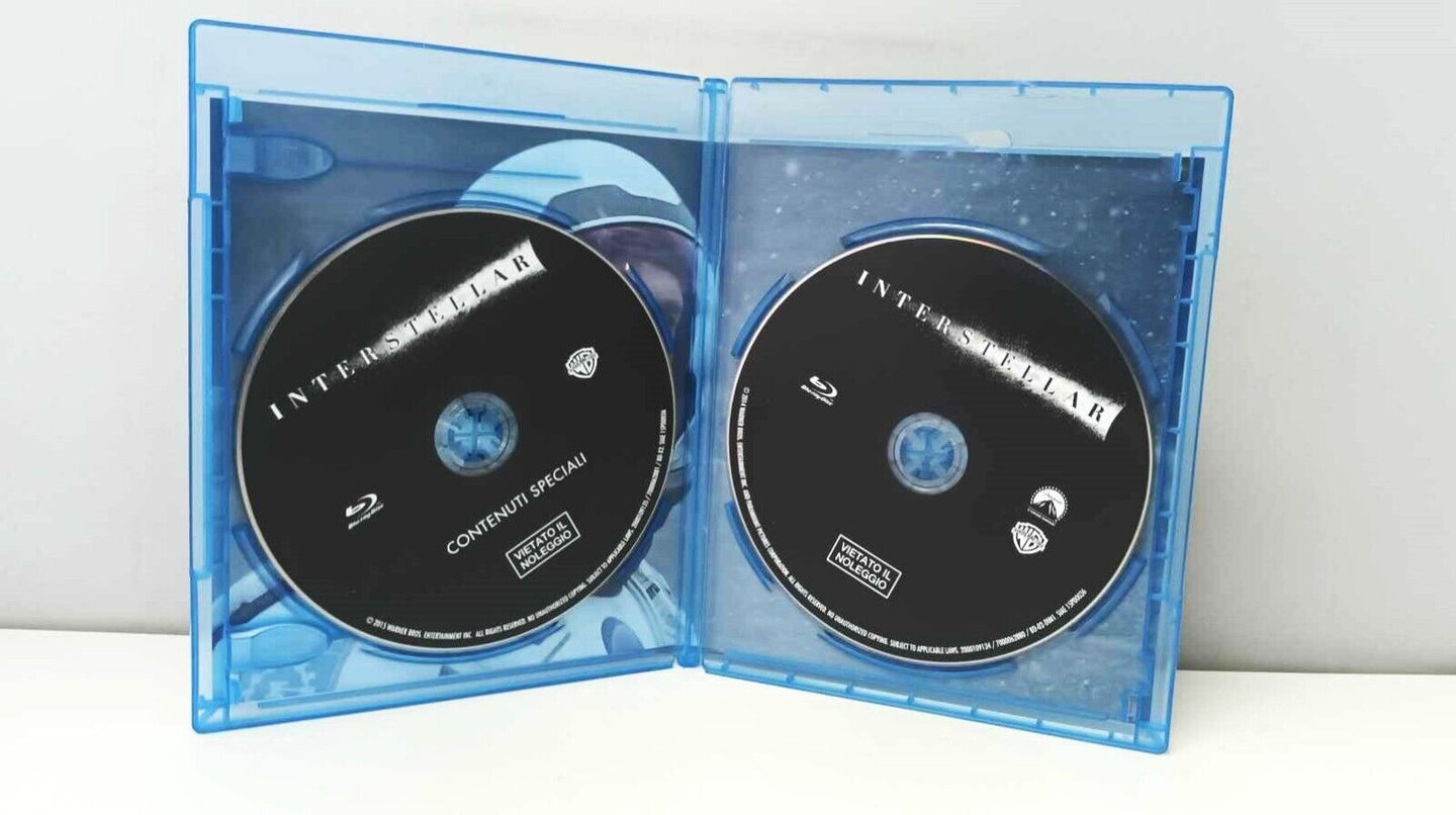 Interstellar Blu Ray Versione 2 Dischi Ita Italiano Christopher Nolan Usato