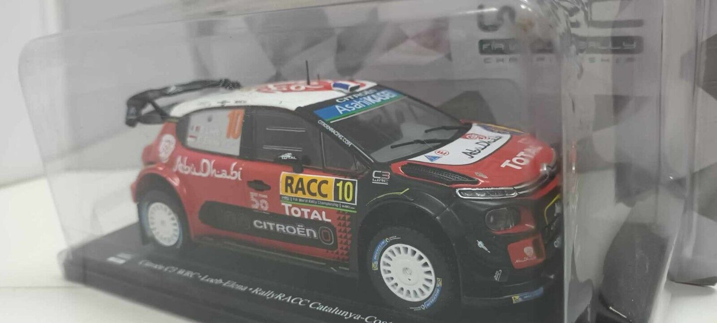 Citroen C3 WRC 2018 Loeb - Elena RallyRACC Catalunya-Costa Daurada Edicola 1:24
