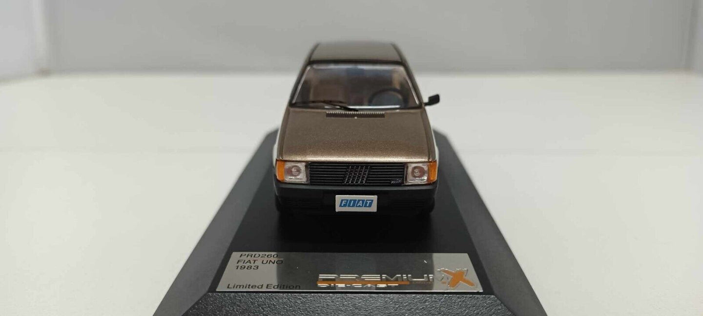Fiat Uno 1983 Premium X Limited Edition 1:43 Champagne Usato + Teca