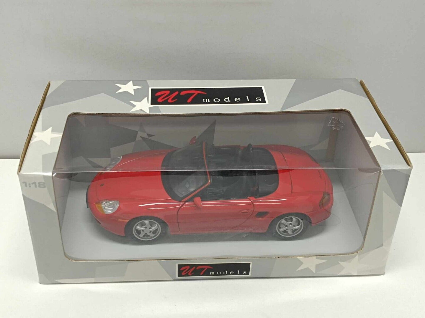 Porsche Boxster Cabriolet 1996 Red Rosso UT Models 1:18 Usato + Box