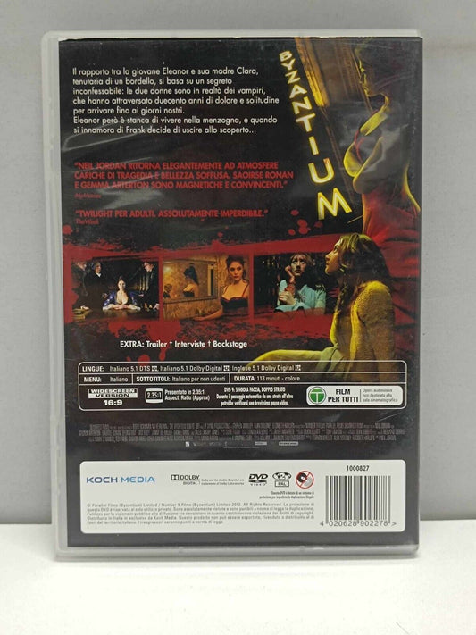 Byzantium Film DVD Italiano Usato Ita Gemma Arterton Saoirse Ronan