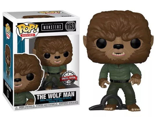 Funko Pop Monsters The Wolf Man #1153 Nuovo