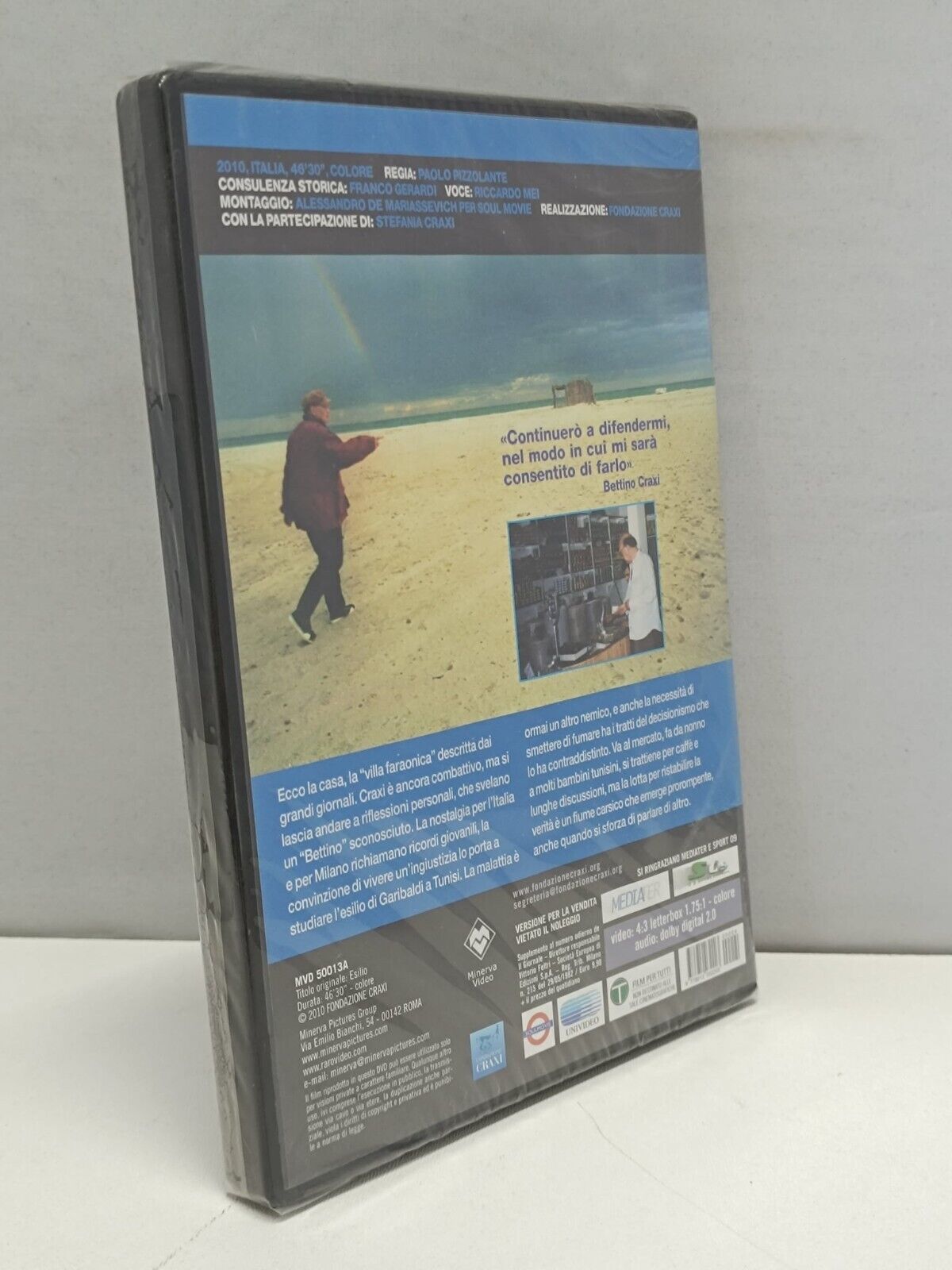 Esilio Film Documentario DVD Nuovo Fondazione Bettino Craxi