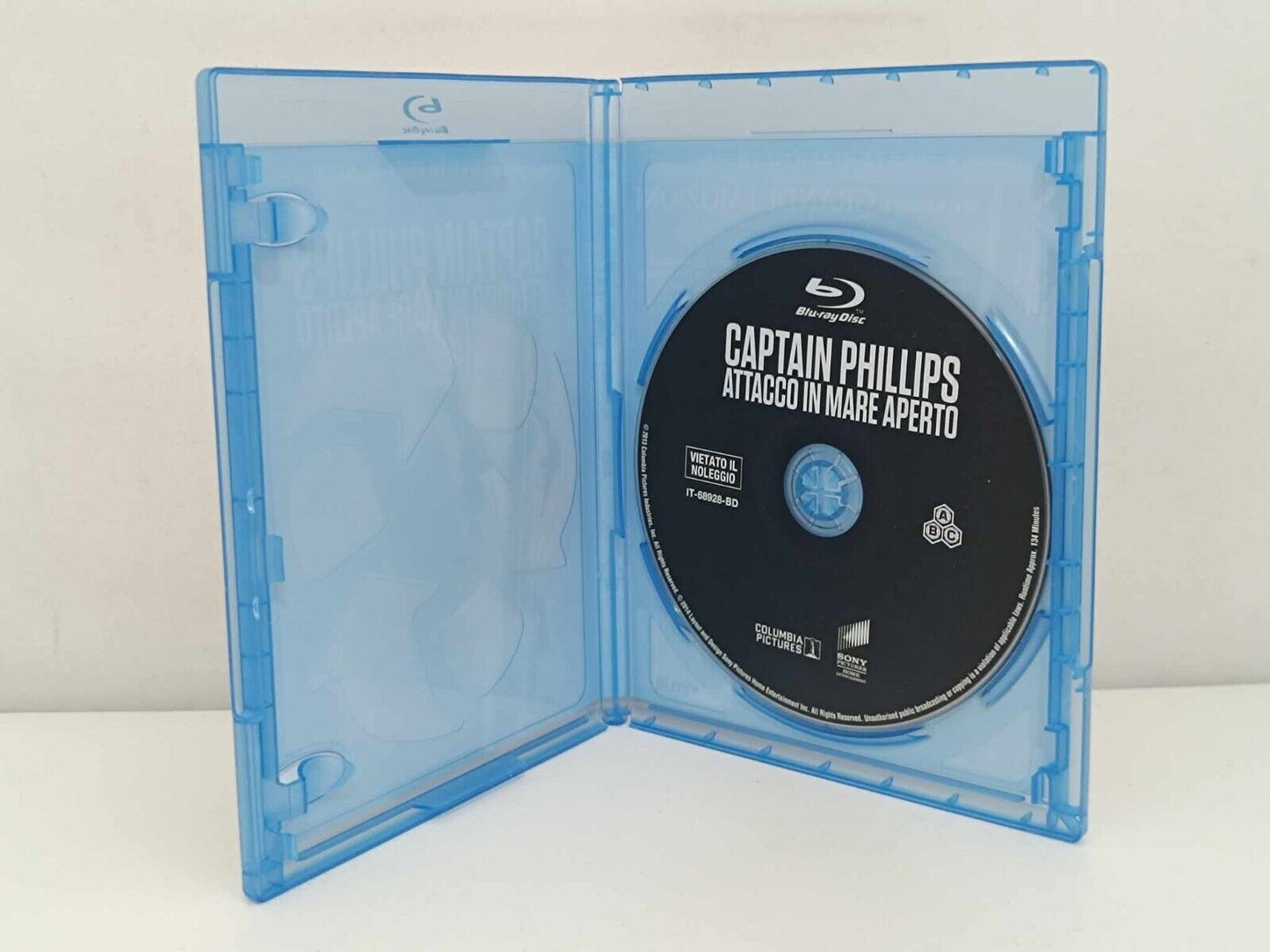 Tom Hanks Captain Phillips Attacco In Mare Aperto Film Blu Ray Italiano Usato