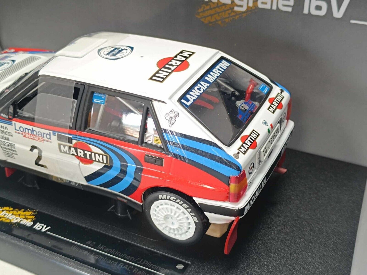 Lancia Delta HF Integrale 16v #2 Winner Lombard Rac Rally 1991 Sun Star 1:18