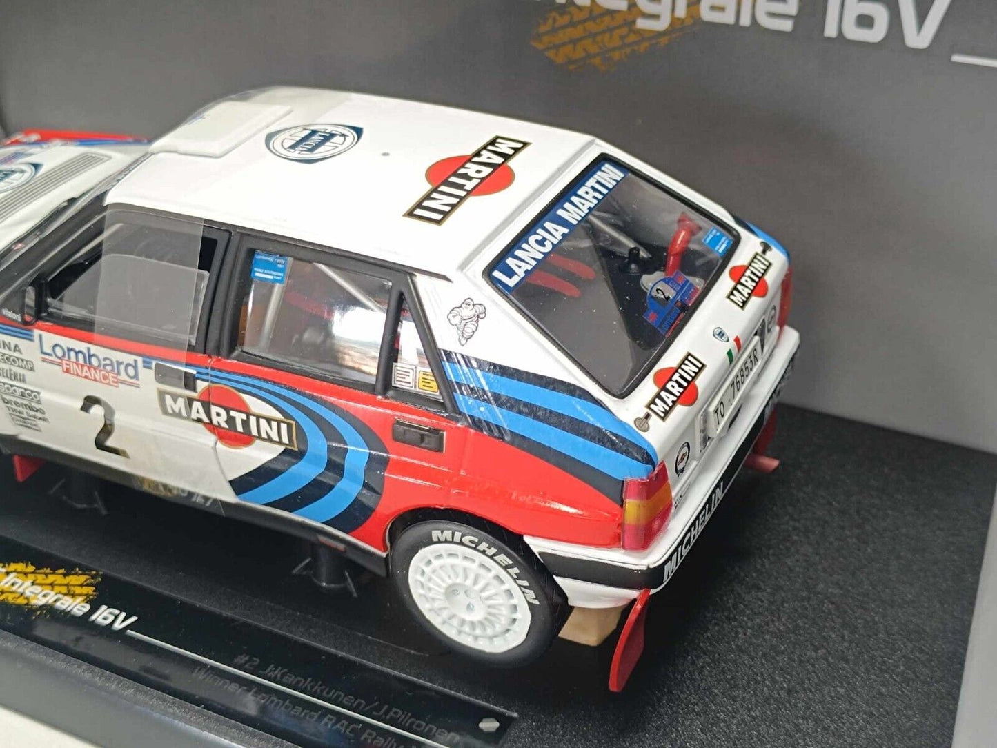 Lancia Delta HF Integrale 16v #2 Winner Lombard Rac Rally 1991 Sun Star 1:18