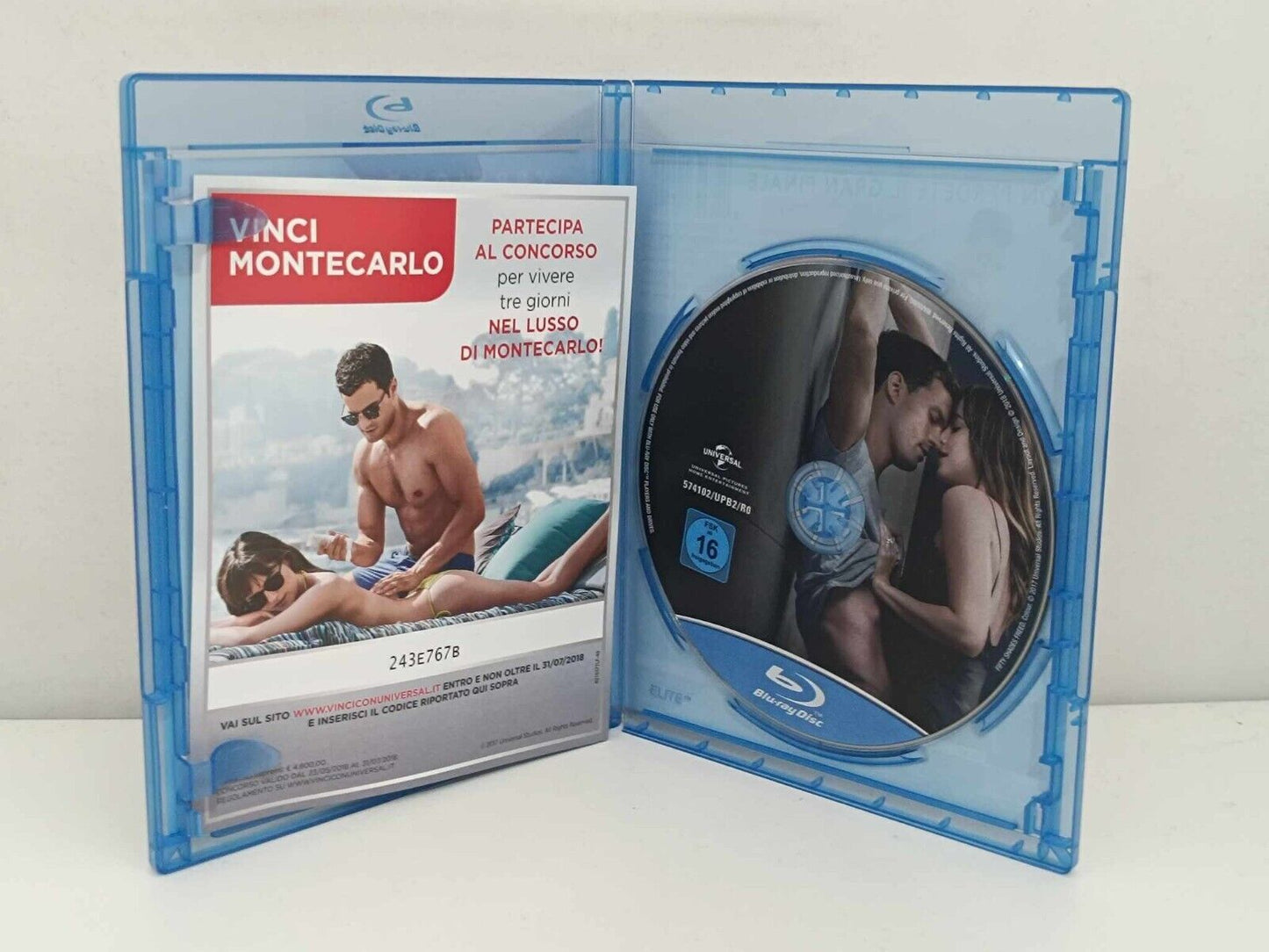 Cinquanta Sfumature Trilogia Grigio / Nero / Rosso Blu Ray Italiano Estesa Usato