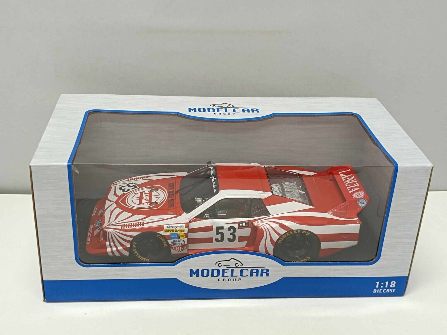 Lancia Beta Monte Carlo Gr.5 #53 6 Hours of Silverstone 1980 Modelcar MCG 1:18