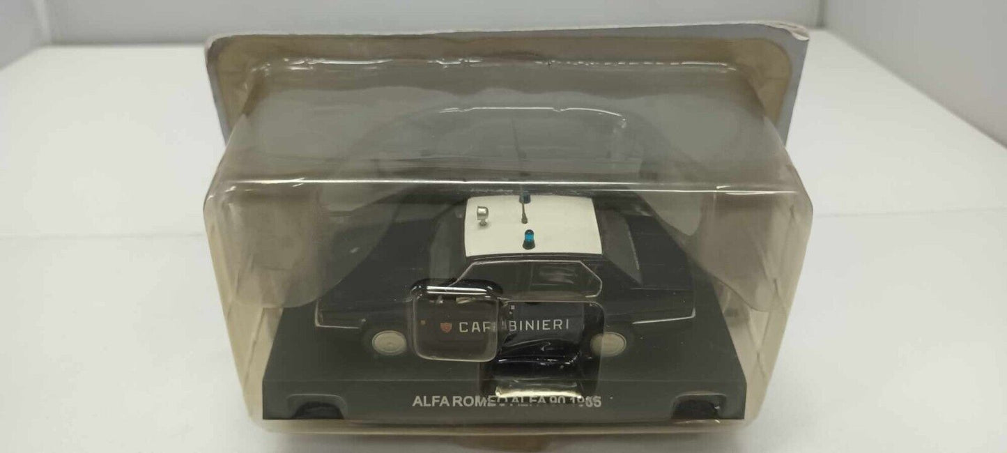Alfa Romeo Alfa 90 Carabinieri Police 1985 Edicola 1:43 Usato + Blister