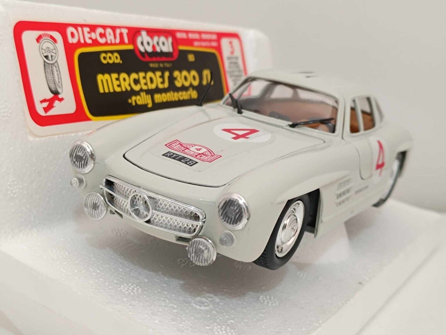 Mercedes 300 SL 54 Rally Montecarlo (1956) - CB.CAR 1:24 Vintage GM Shop 
