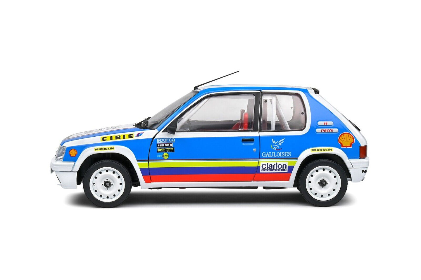 Peugeot 205 Rallye 1.9L Schwab 1990 Solido 1:18 Nuovo 1/18