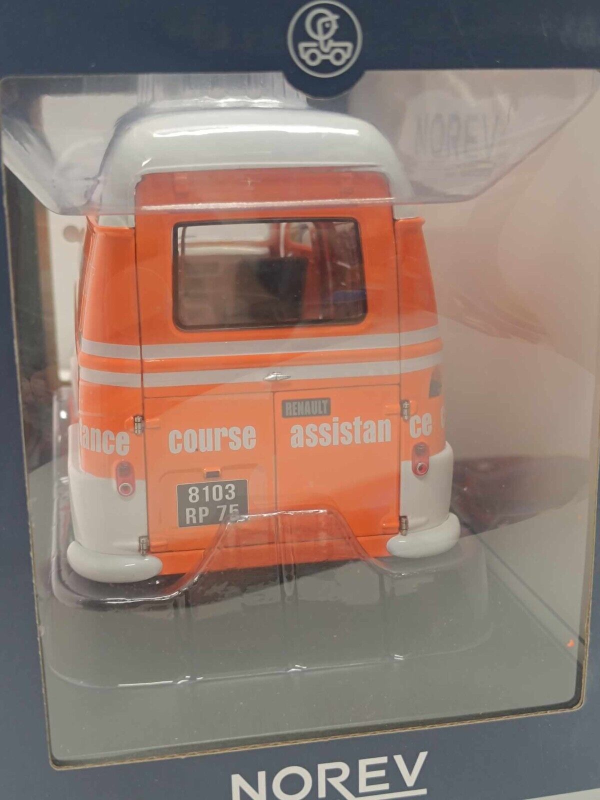 Renault Estafette Assistance Course  Orange 1968 - Norev 1:18 Nuovo