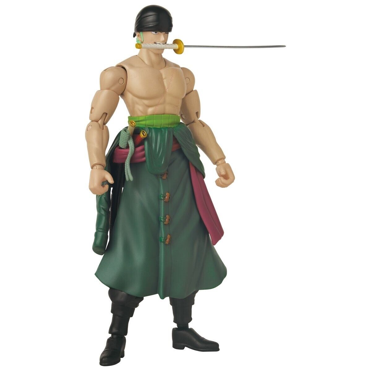 Onepiece One Piece Roronoa Zoro Action Figure Bandai Namco Anime Heroes Nuovo