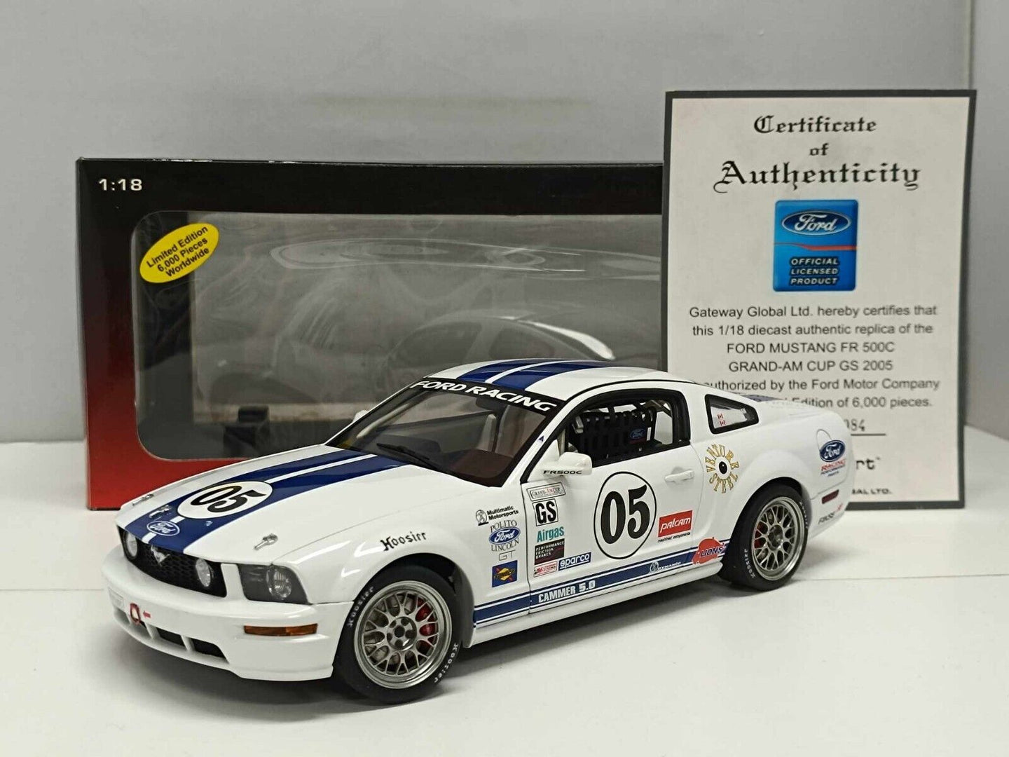 Ford Mustang FR 500C Grand AM Cup GS 2005 #05 - Autoart 1:18 Limited Edition