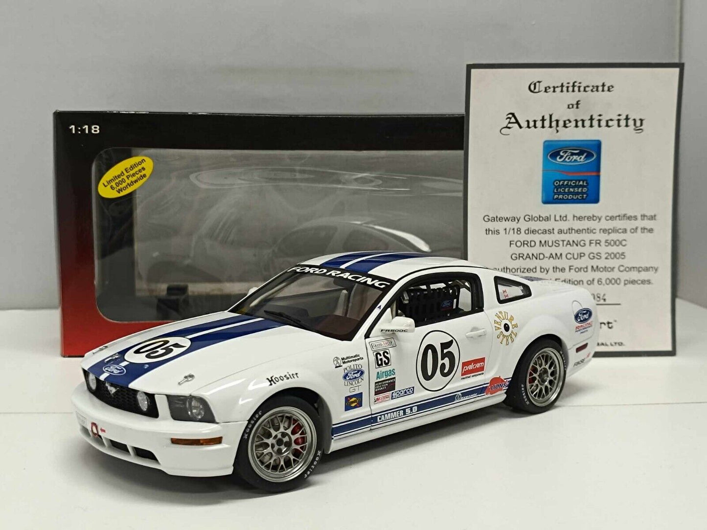 Ford Mustang FR 500C Grand AM Cup GS 2005 #05 - Autoart 1:18 Limited Edition