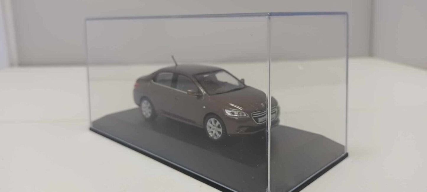 Peugeot 301 4 p 2012 Brown - Norev 1:43 Usato + Teca + Box