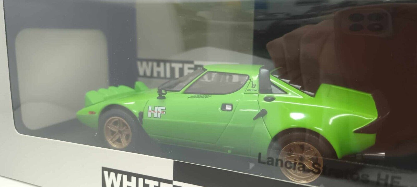 Lancia Stratos HF 1975 Verde Green Whitebox 1:24 Nuovo 1/24 WB124158