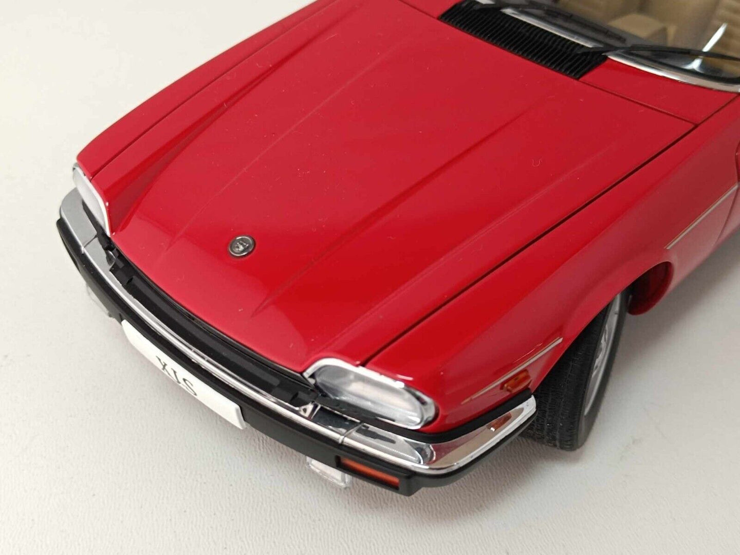 Jaguar XJS  Cabriolet 1991 Autoart 1/18 Rosso Rara Very Rare Usato GM Shop