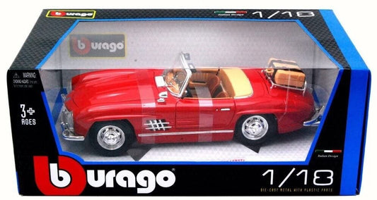 Mercedes-Benz 300 SL Touring 1957 Red Rosso Burago 1:18 Nuovo Bburago 1/18