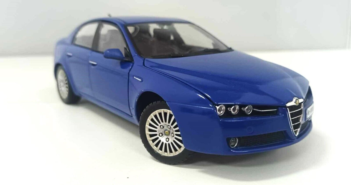 Alfa Romeo 159 Q4 3.2 JTS Motorama 1:24 Blu Usato Rara Very Rare GM Shop