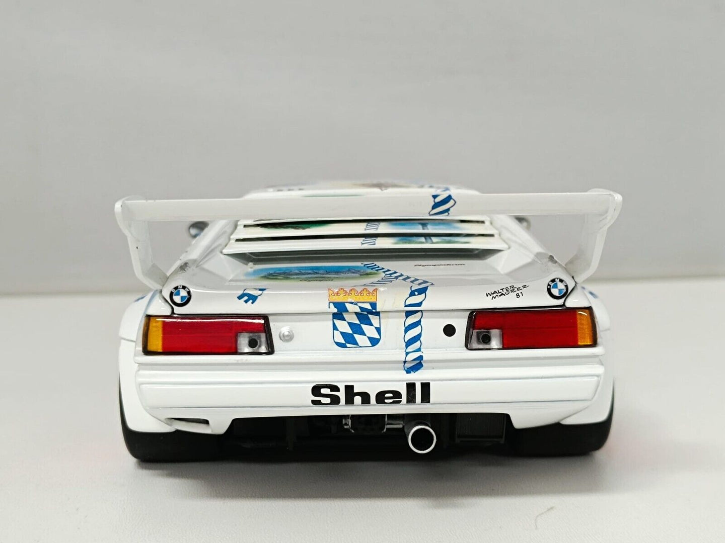 BMW M1 V. Bayern / Oberndorfer / Danner #71 Le Mans 1981 Minichamps 1:18 Usato