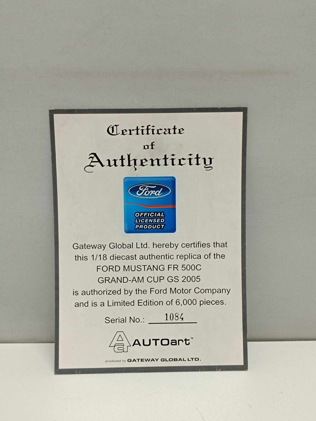 Ford Mustang FR 500C Grand AM Cup GS 2005 #05 - Autoart 1:18 Limited Edition