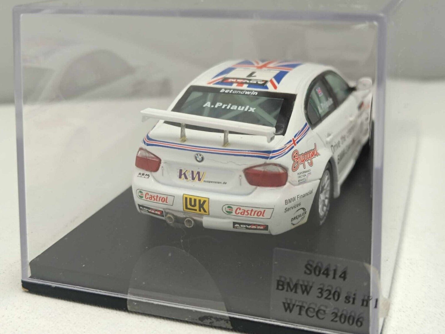 BMW 320 si #1 WTCC 2006 Andy Priaulx - Spark Model 1:43 Usato in box