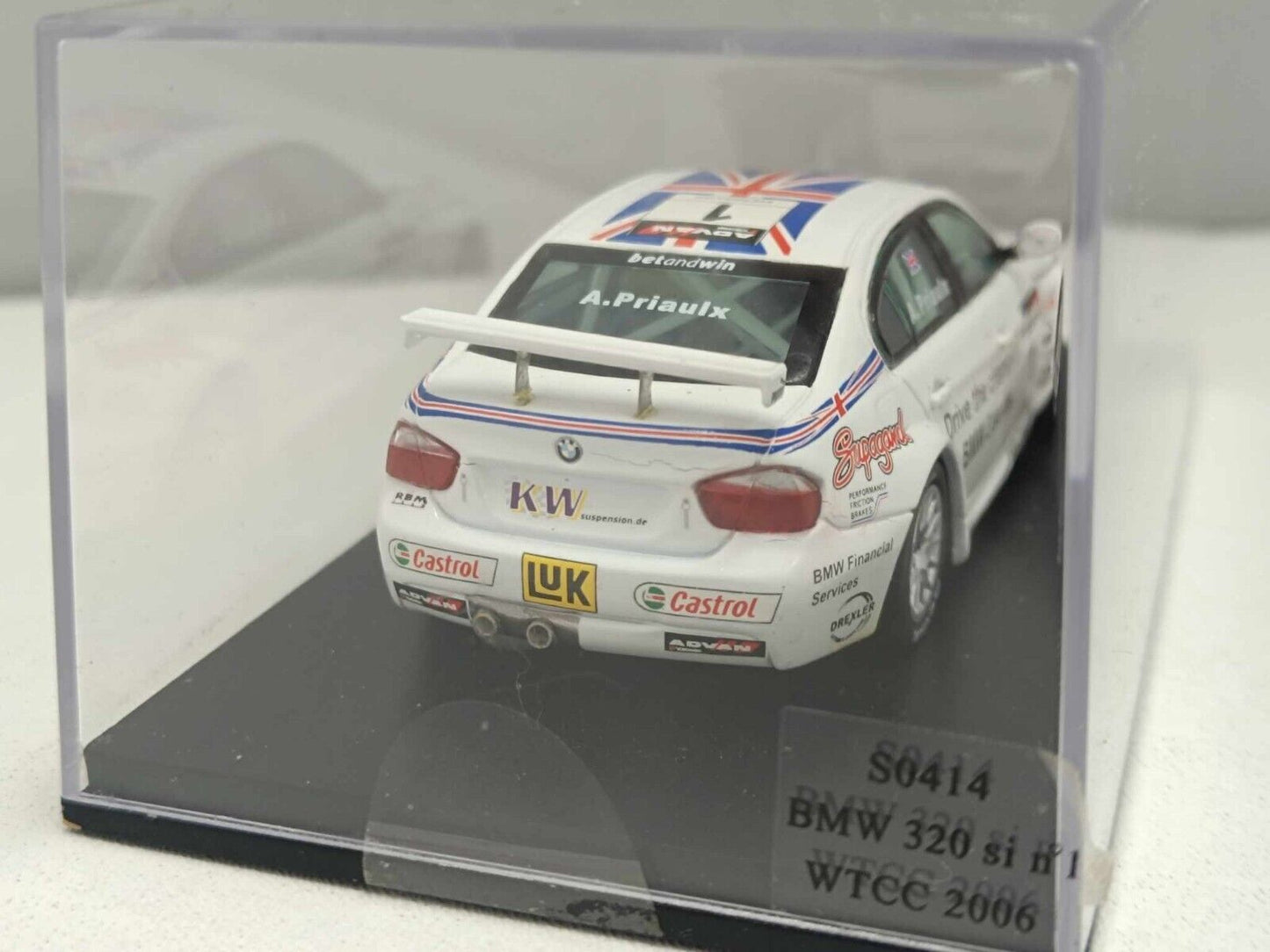 BMW 320 si #1 WTCC 2006 Andy Priaulx - Spark Model 1:43 Usato in box