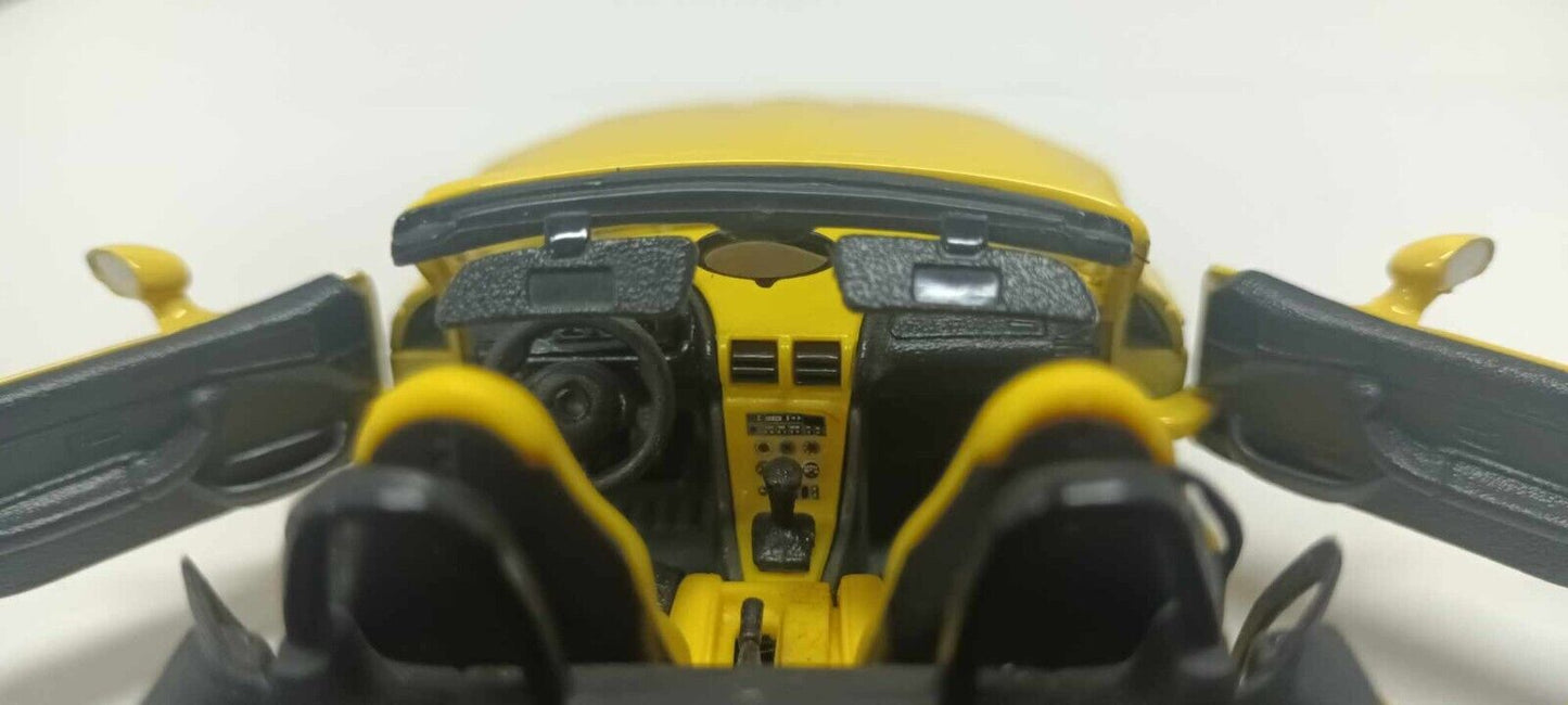 BMW Z3 M Roadster 1996 Giallo Yellow Burago Made In Italy 1:24 Usato 1/24