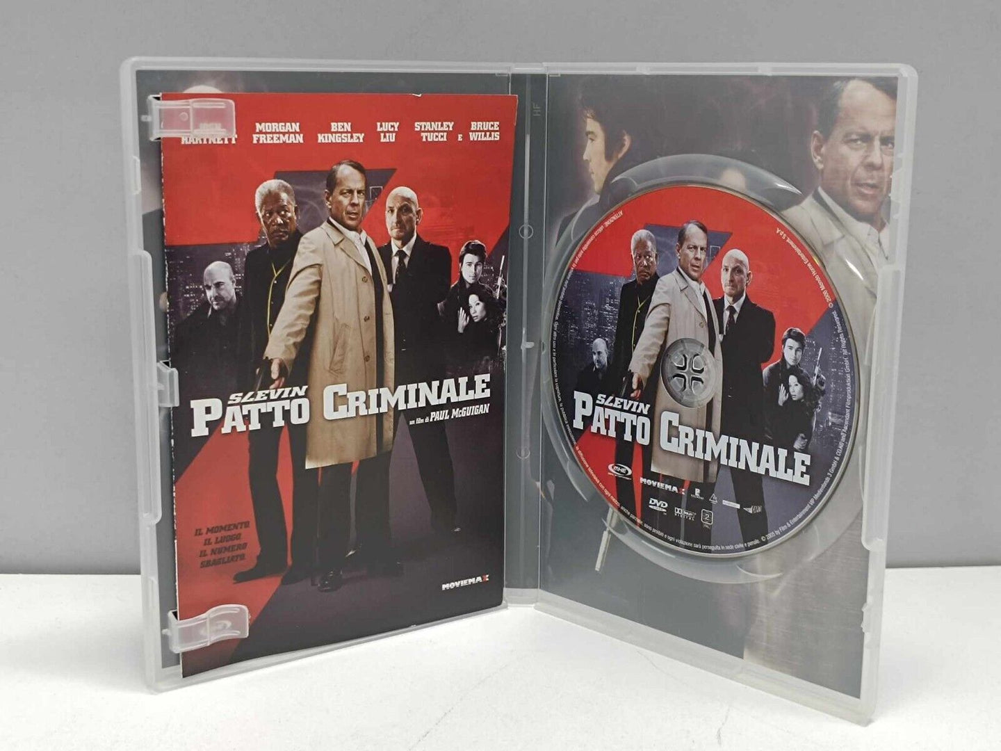 Slevin Patto Criminale Film DVD Italiano Usato Ita Bruce Willis Morgan Freeman