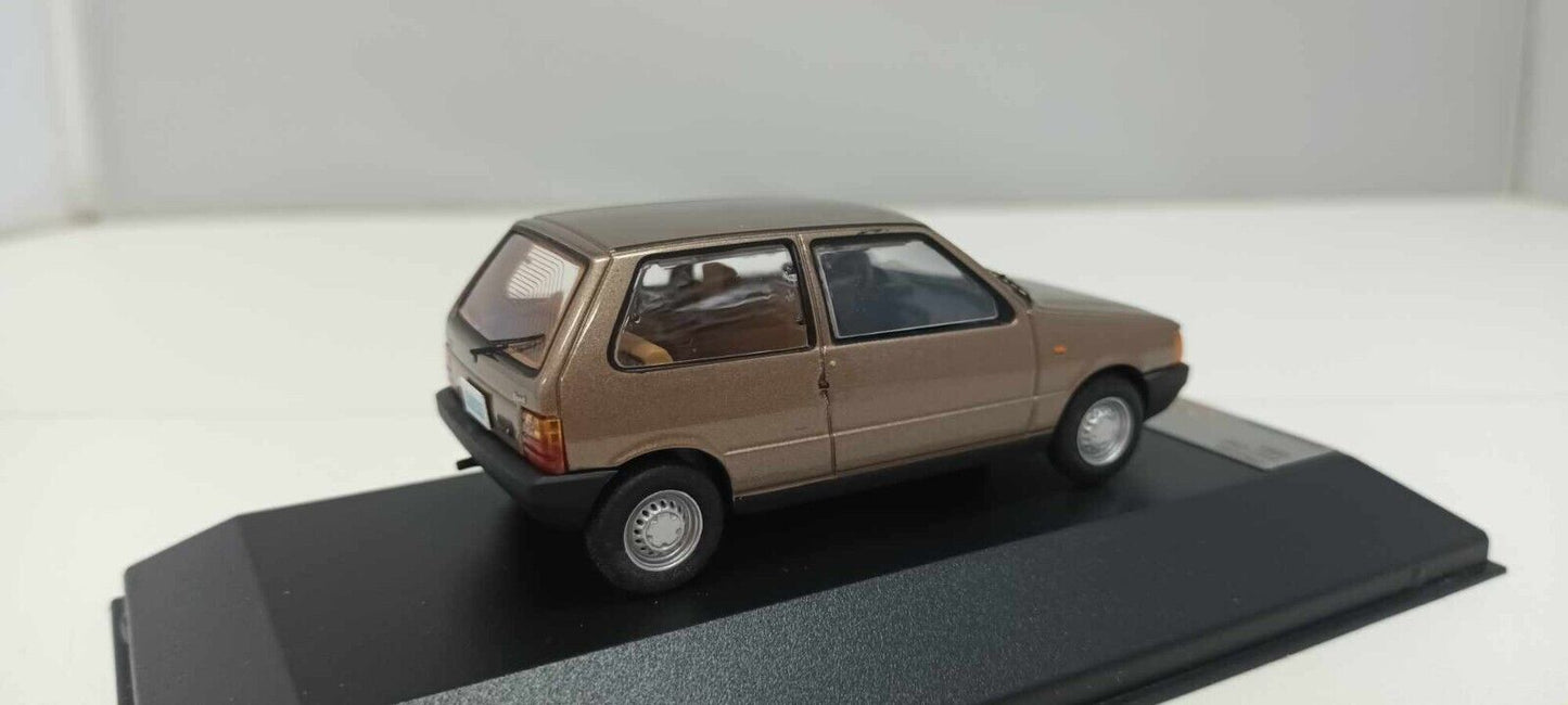 Fiat Uno 1983 Premium X Limited Edition 1:43 Champagne Usato + Teca