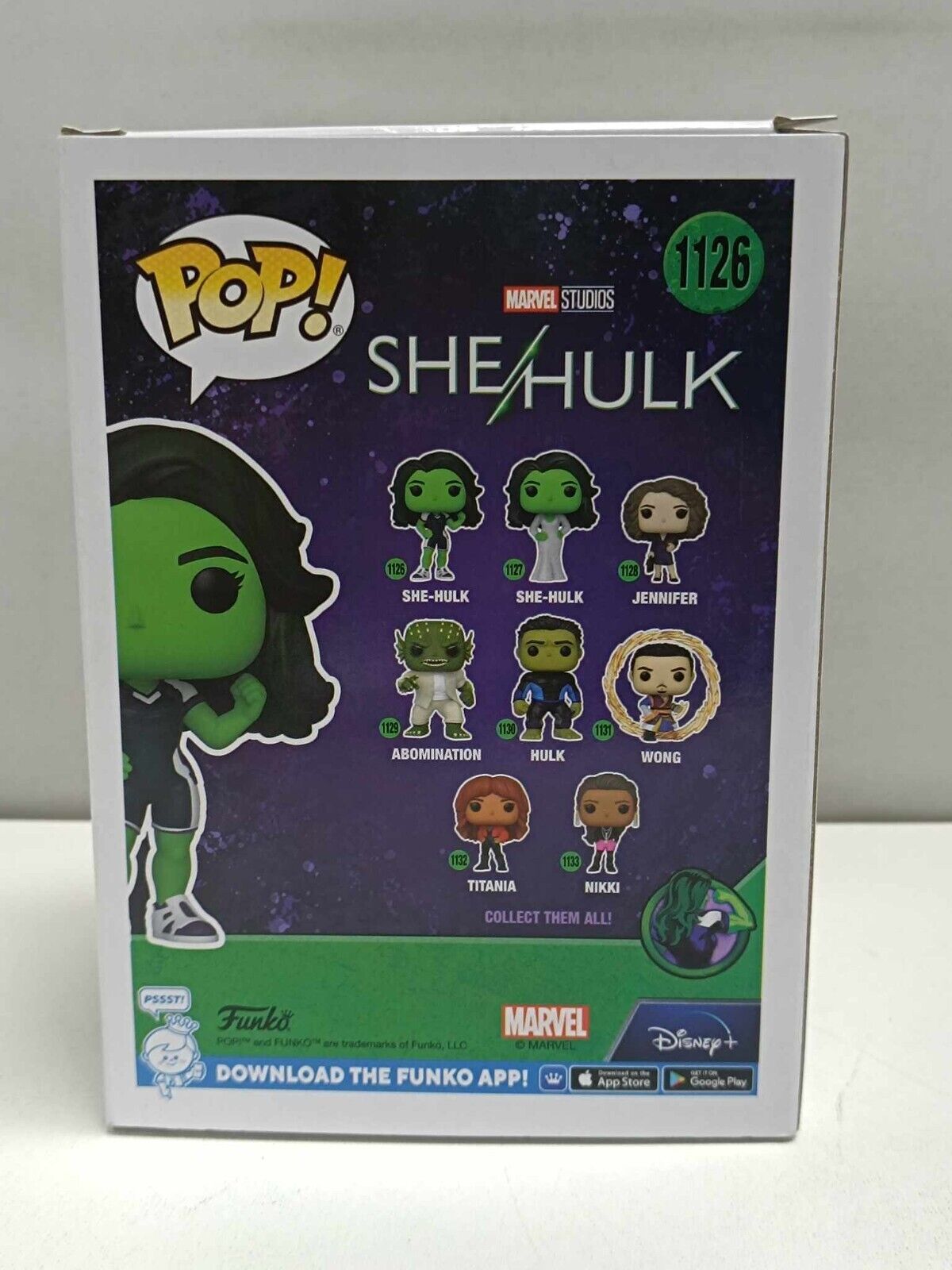 Funko Pop Marvel She-Hulk  #1126 Nuovo