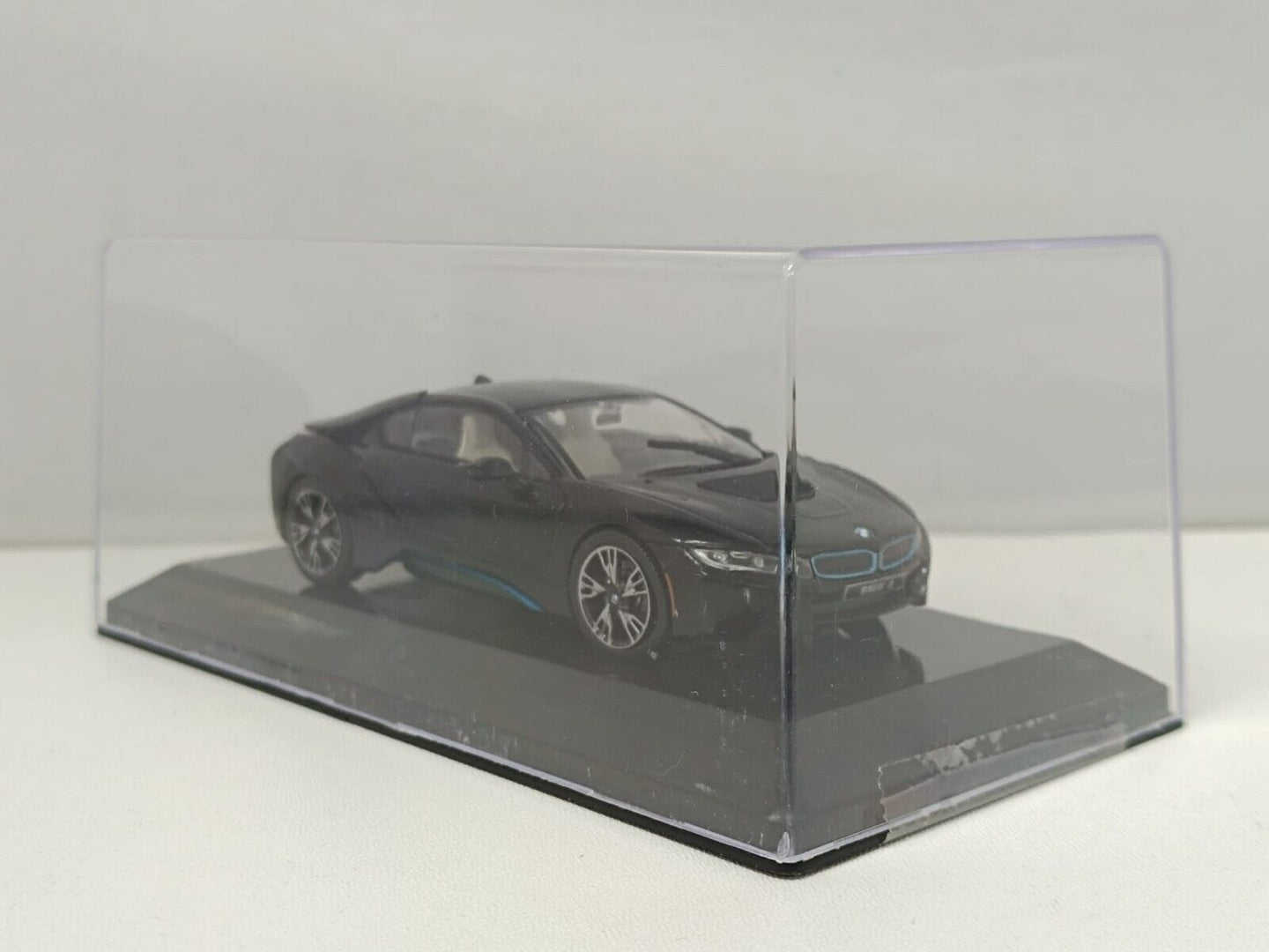BMW i8 2014 Edicola 1/43 Nero + Teca Usato GM Shop