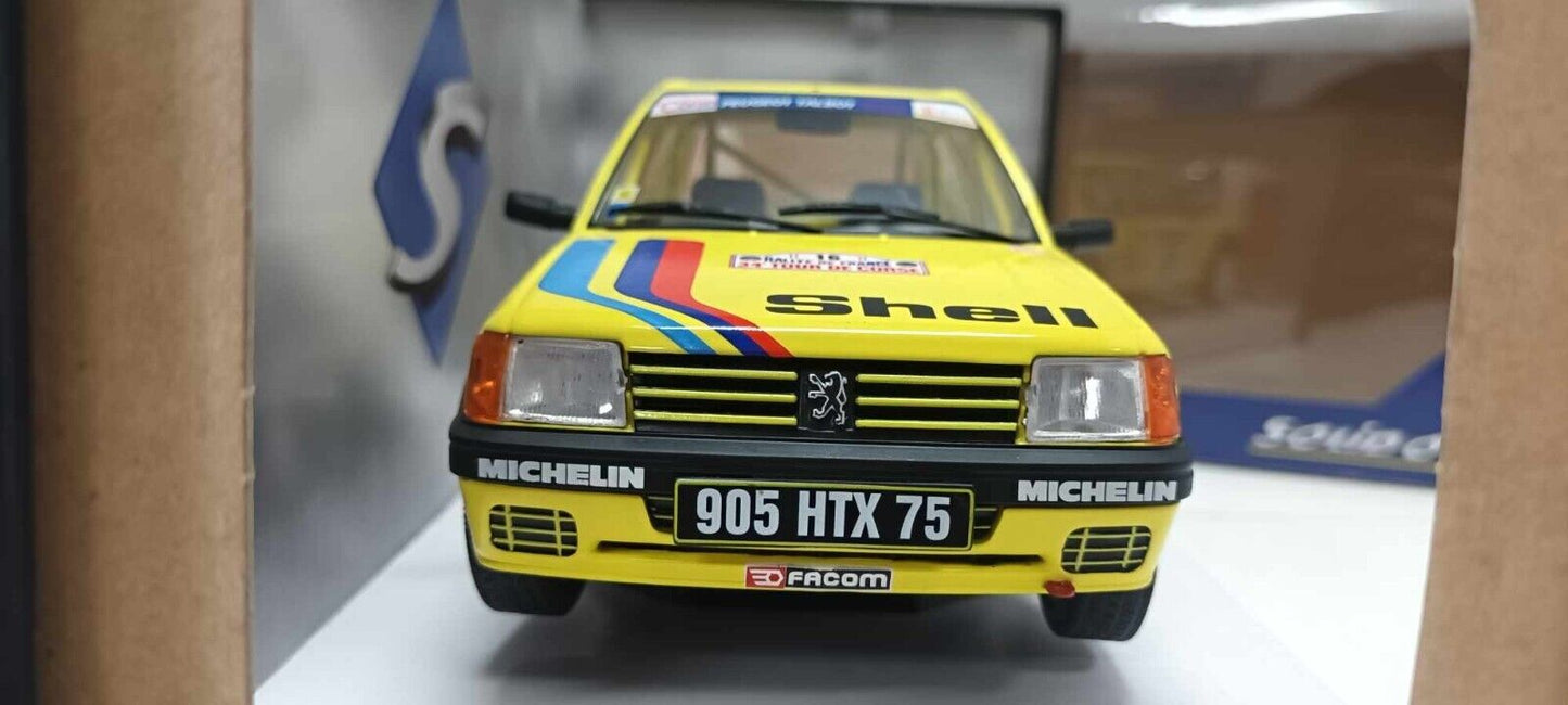 Peugeot 205 Rallye Tour De Corse 1990 #16 Solido 1:18 Usato + Box 1/18