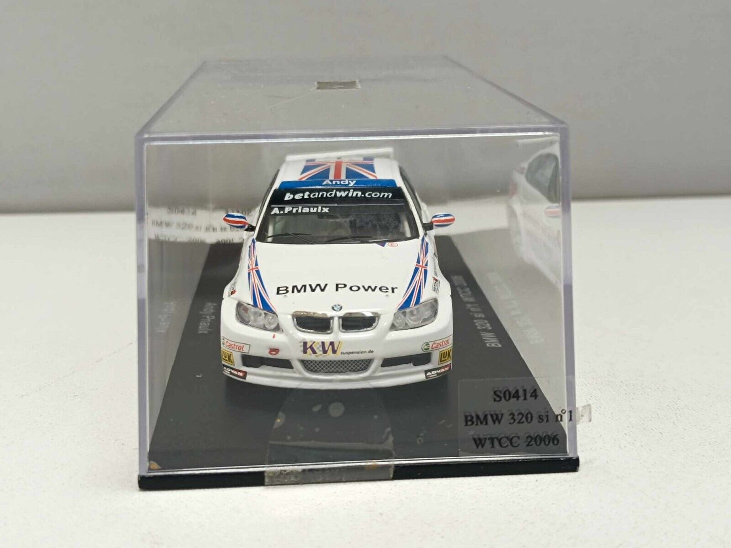 BMW 320 si #1 WTCC 2006 Andy Priaulx - Spark Model 1:43 Usato in box