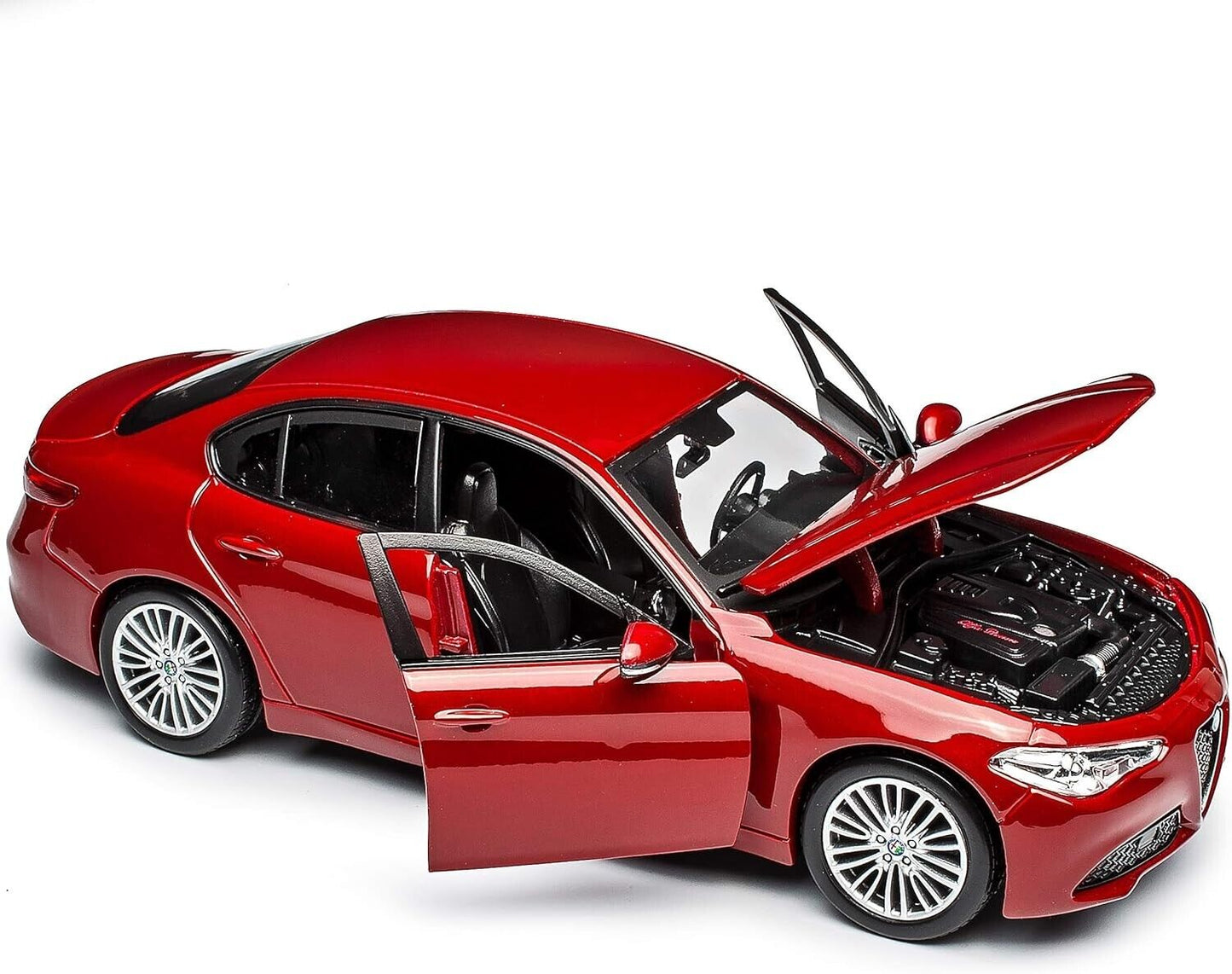 ALFA ROMEO GIULIA - BURAGO 1:24 BORDEAUX NUOVO