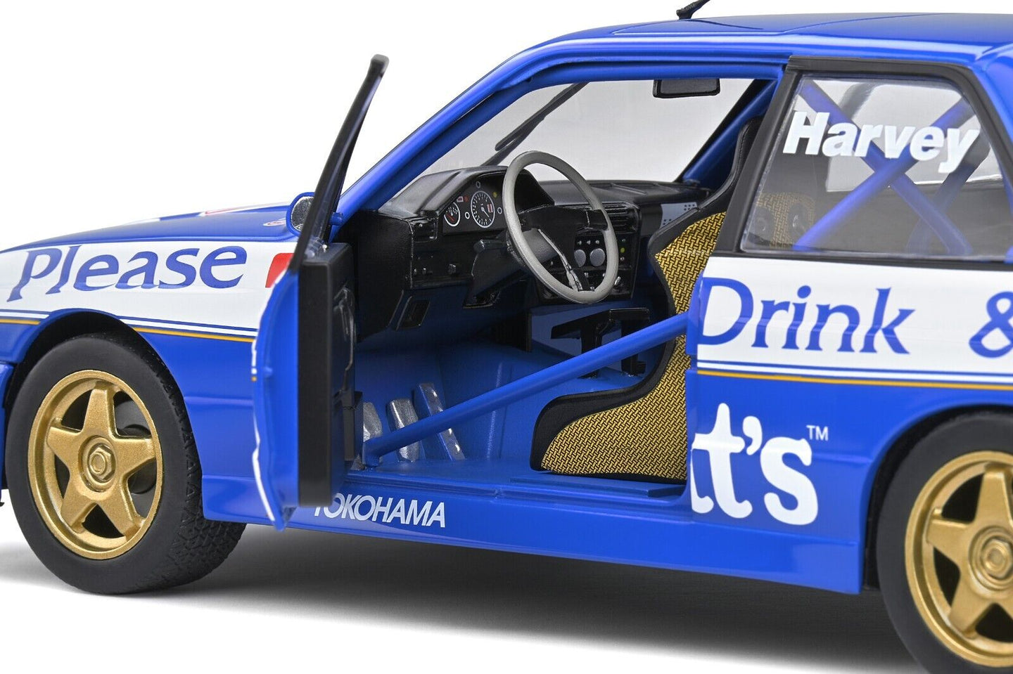 BMW E30 M3 BTCC 1991 Harvey #4 Livrea Labatt's Solido 1:18 Nuovo 1/18