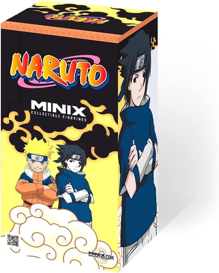 Naruto Sasuke Figure Anime Statuetta Minix Figurine 12cm Nuovo