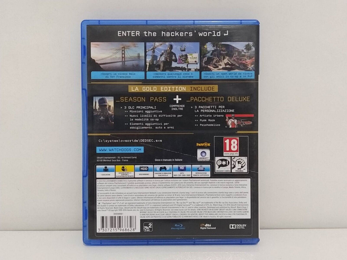 Watch Dogs 2 (Gold Editon) - PS4 (Very Rare) GM Shop