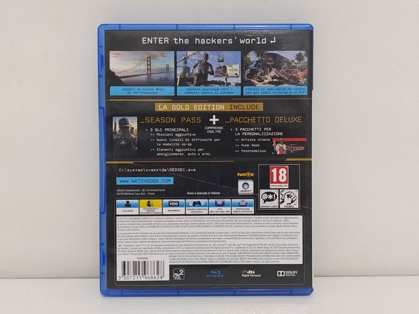Watch Dogs 2 (Gold Editon) - PS4 (Very Rare) GM Shop