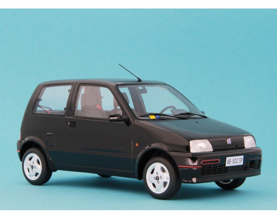 Fiat Cinquecento 500 Sporting 1994 Nero Black Laudoracing 1:18 Nuovo 1/18