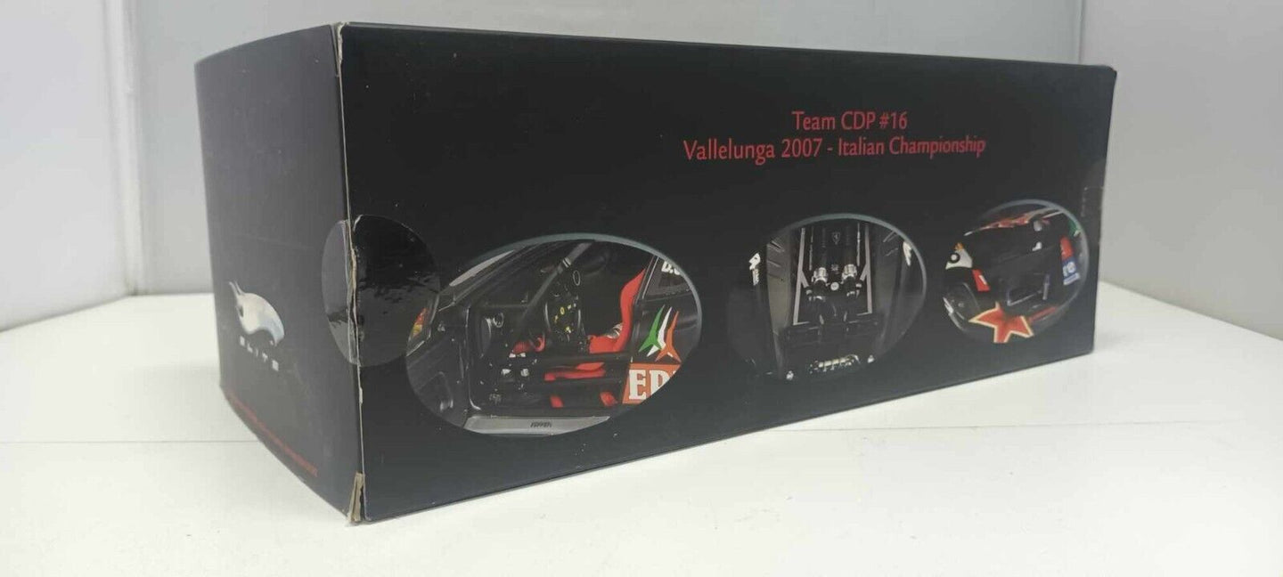 Ferrari F430 Team CDP #16 Vallelunga 2007 Hot Wheels Elite 1:18 Nuovo Die Cast
