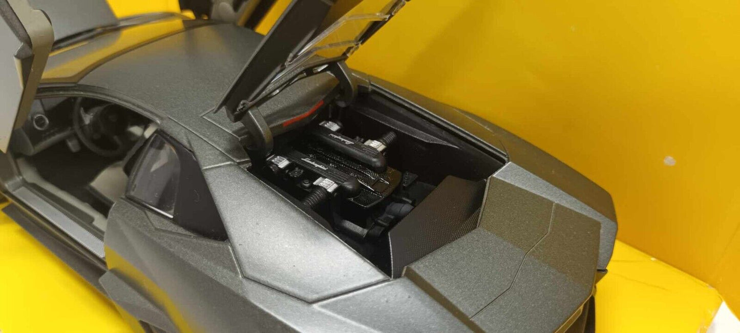 Lamborghini Reventon Mondo Motors 1:18 Usato Grigio Scuro Dark Grey 1/18