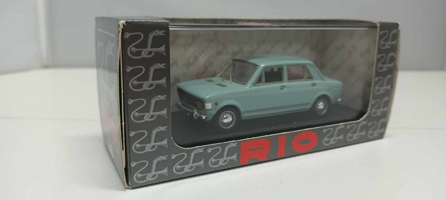 Fiat 128 - 1969 Quattro Porte Rio 1:43 Azzurro Usato + Teca + Box