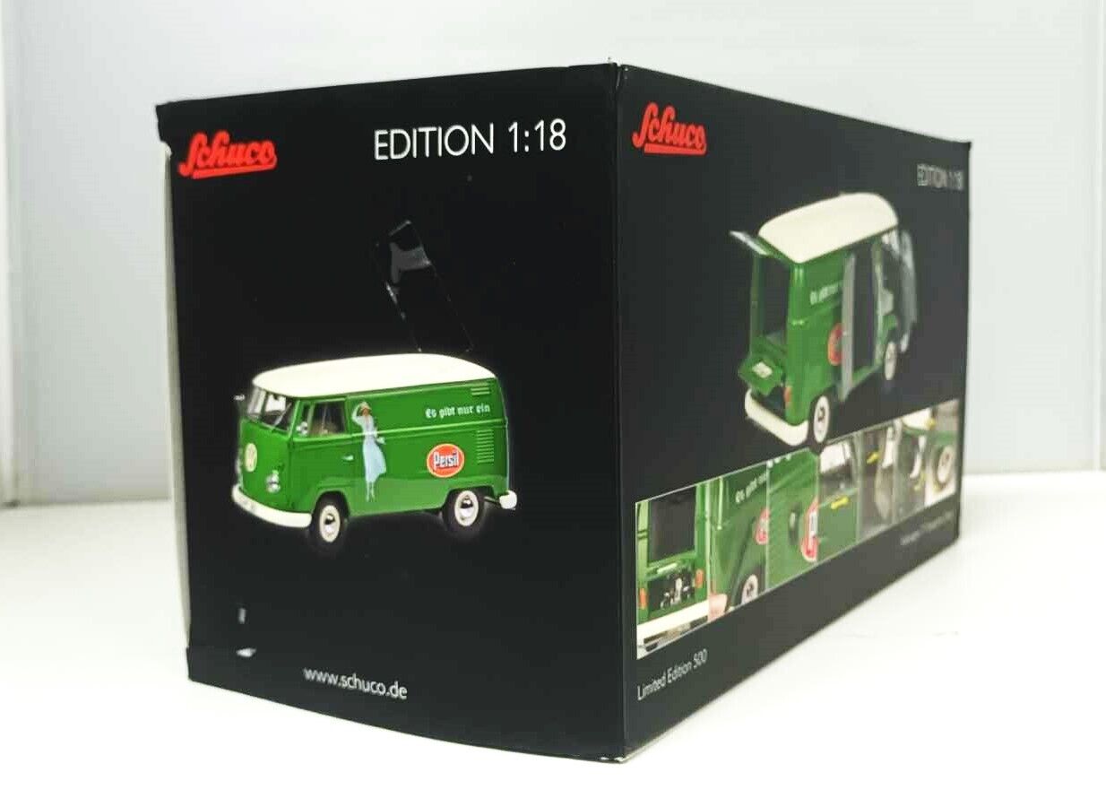 Volkswagen T1 Transporter Persil 1958 - 1963 Schuco 1/18 Verde  GM Shop